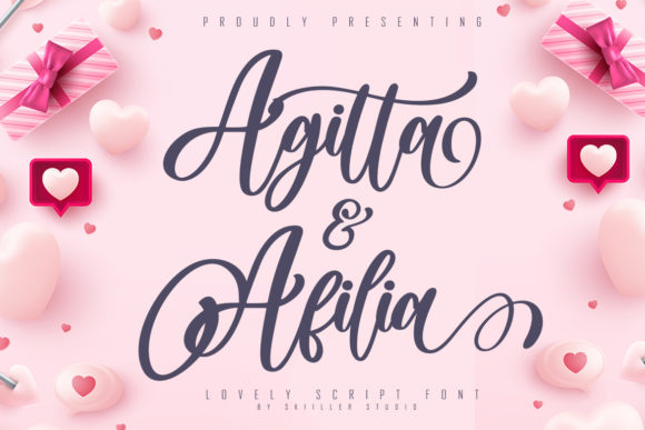 Agitta Afilia Font Review: Elegant Script for Branding