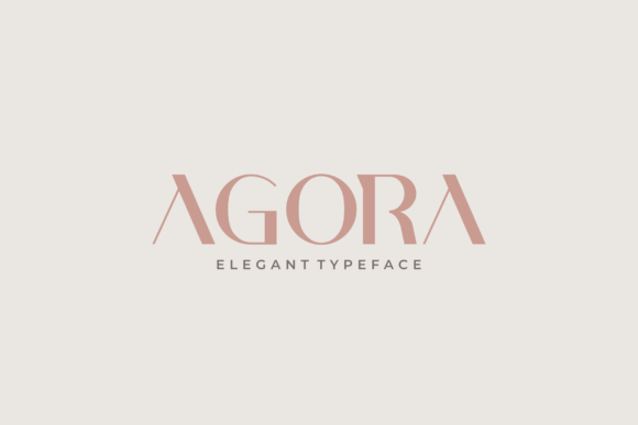 Agora: A Romantic Serif Font for Creative Projects