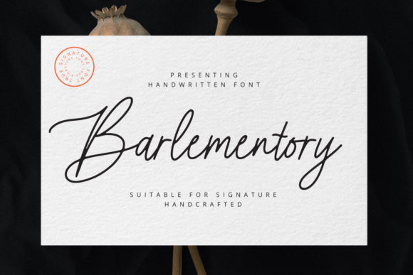 Barlementory: A Timeless Handwritten Font for Editorial Design