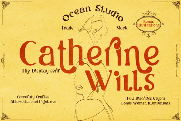 Catherine Wills: The Elegant Serif Font for Editorial Design