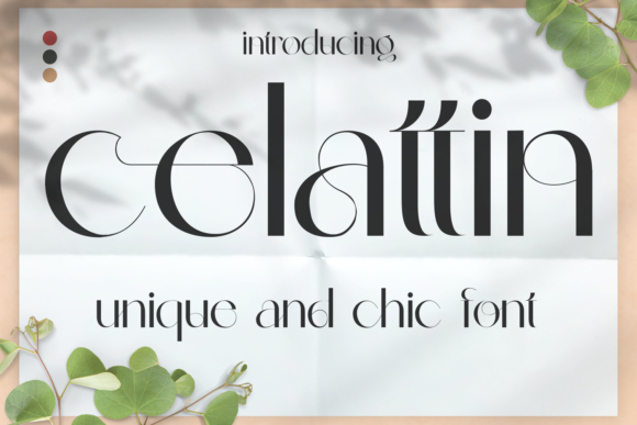 Celattin: The Serif Font That Elevates Small Business Branding