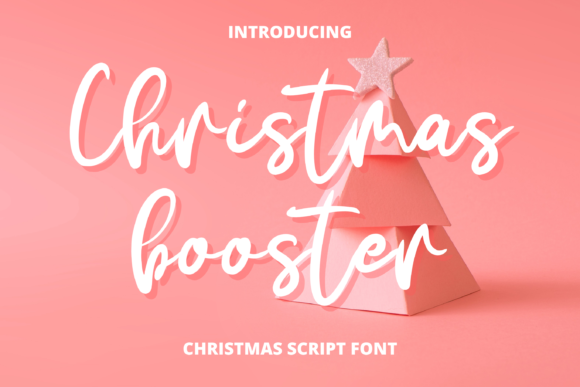 Christmas Booster: A Handwritten Typeface for Editorial Warmth