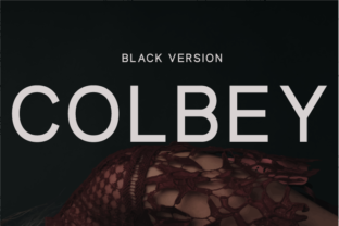 Colbey Black: A Modern Sans Serif Typeface for Web Design