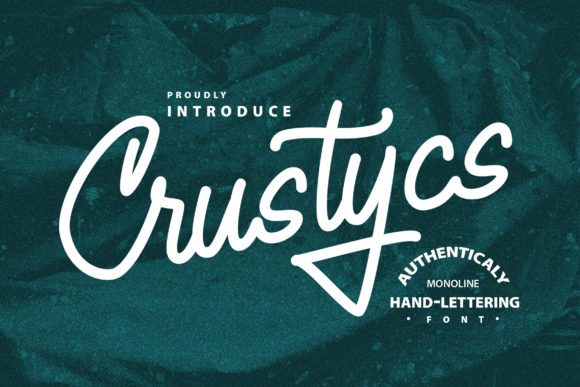 Crustycs: A Handwritten Typeface for Elegant Editorial Design