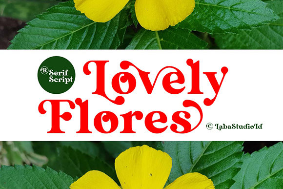 Elevate Web Design with the Lovely Flores Typeface
