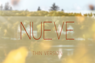 Elevate Your Brand with the Nueve Thin Typeface