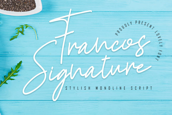 Francos Signature: The Handwritten Font for Scroll-Stopping Brands