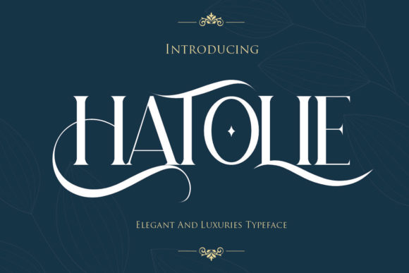 Hatolie: A Serif Font for Elegant Design