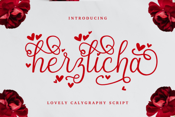 Herzlicha: The Handwritten Font That Elevates Your Brand
