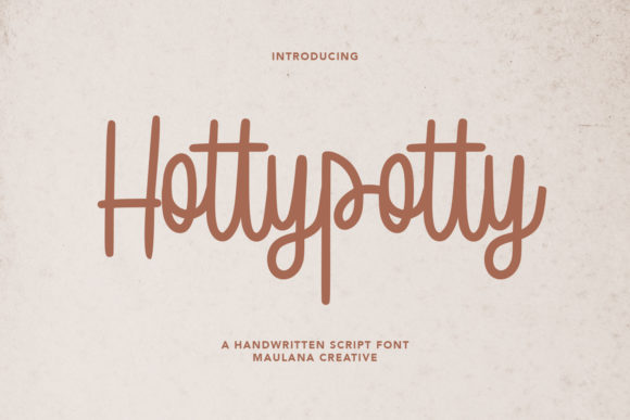Hottypotty: The Handwritten Font for Authentic Branding