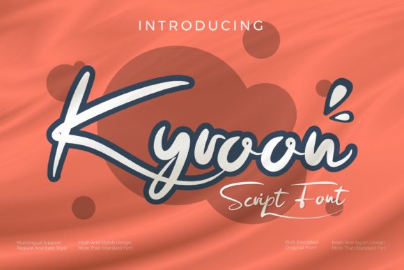 Kyroon: A Handwritten Typeface for Modern Web Design