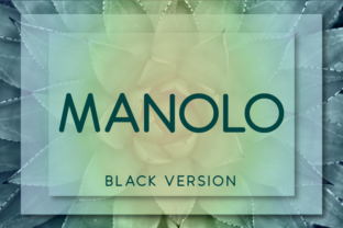 Manolo Black Font for Business