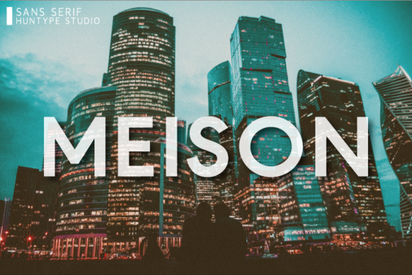 Meison: A Modern Sans Serif for Web Design