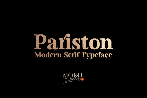 Pariston: A Professional Serif Font for Business