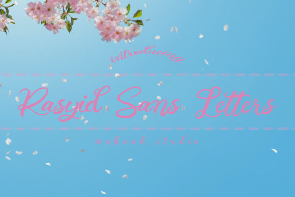 Rasyid Sans Letters: A Dainty Typeface for Elegant Branding