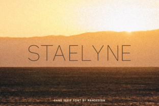 Staelyne: A Versatile Sans Serif Typeface for Modern Web Design
