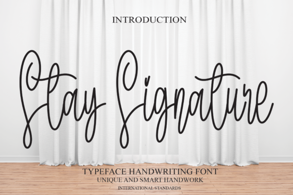 Stay Signature: A Timeless Script Font for Editorial Design