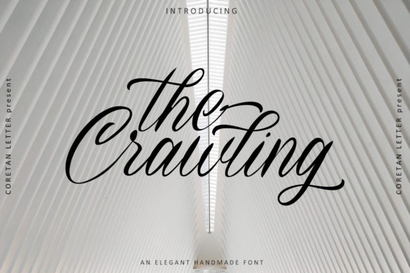 The Crawling: A Handwritten Typeface for Editorial Elegance