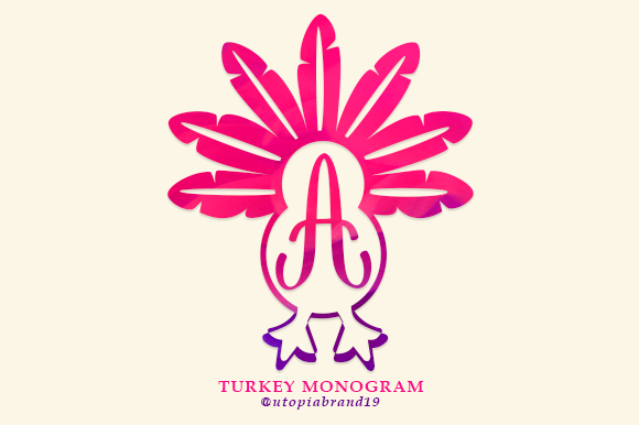 Turkey Monogram: A Decorative Font for Editorial Design